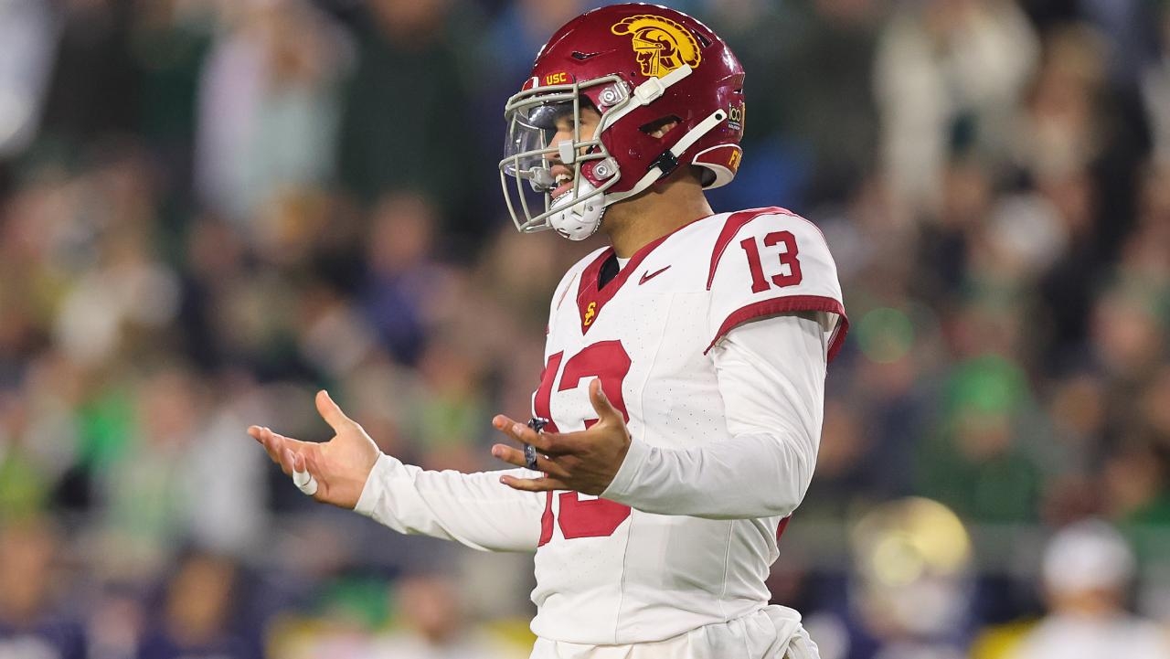 Caleb Williams Throws 3 INTs For First Time In USC S Loss To Notre Dame