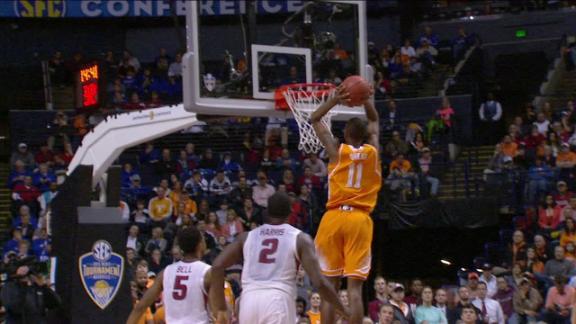 2H TENN T. Owens made Dunk. Assisted by D. Baulkman. - ESPN Video