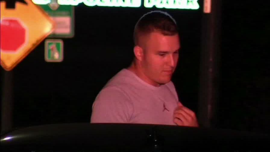 Trout uninjured after highway accident
