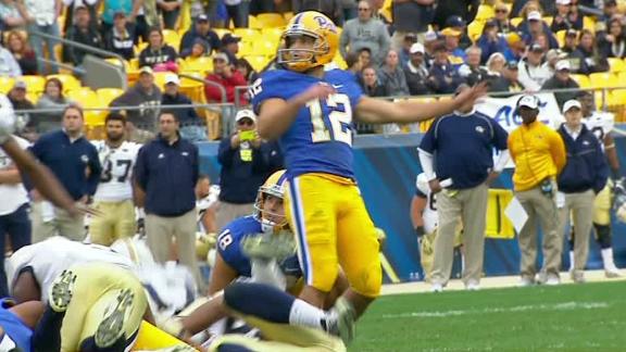 Pitt ties game off 74-yard deflected TD pass - ESPN Video