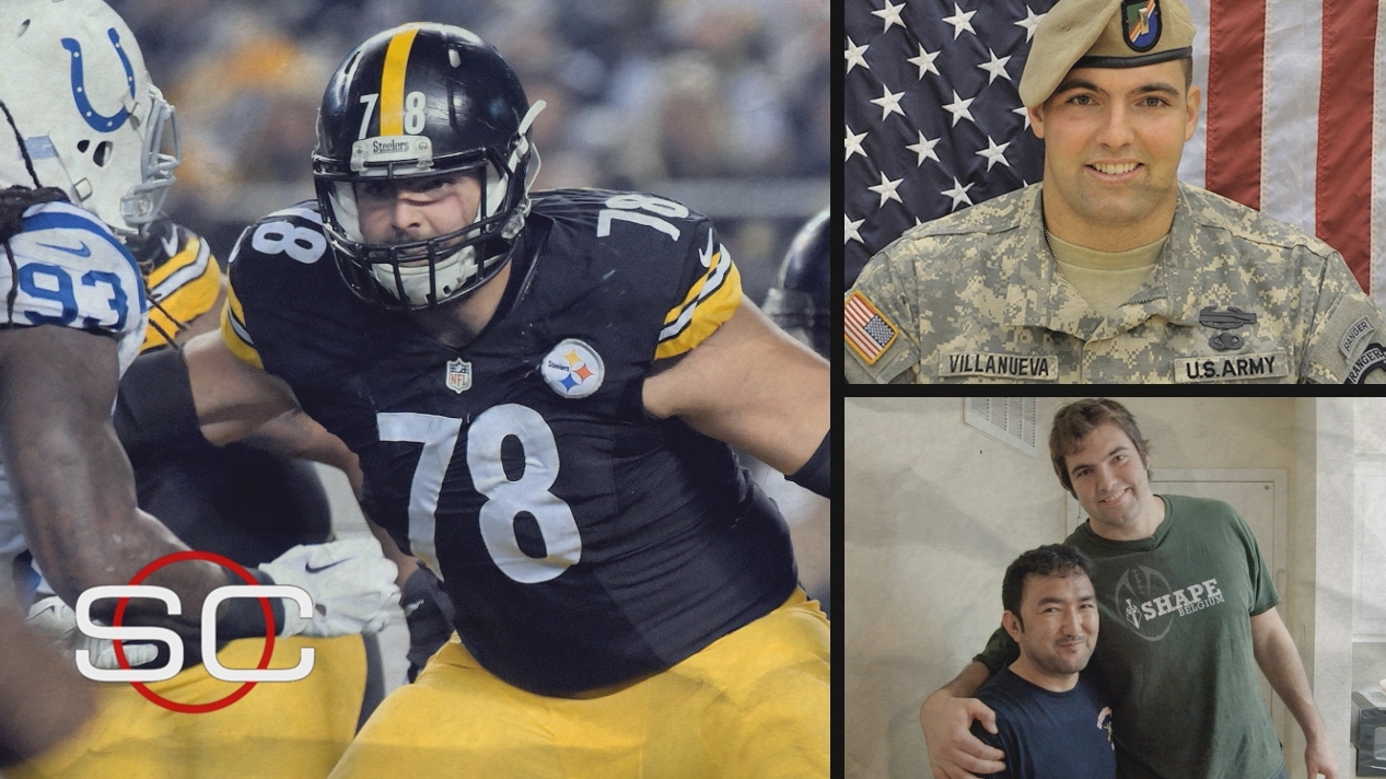 SC Featured: An NFL player and the bond he formed on the battlefield