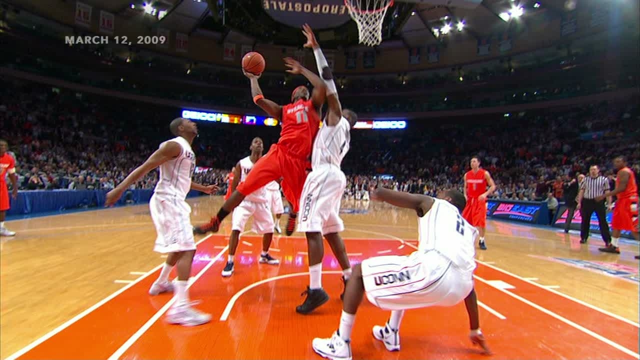On This Date Syracuse Outlasts Uconn In 6 Ots Watch Espn