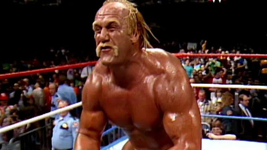 Hulk Hogan slams Andre the Giant at WrestleMania III - Stream the Video ...