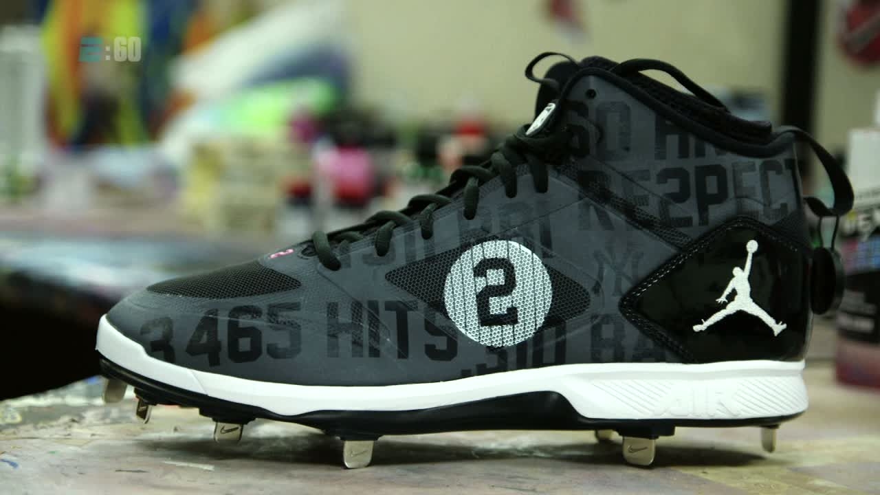 The artist behind Jeter's custom cleats