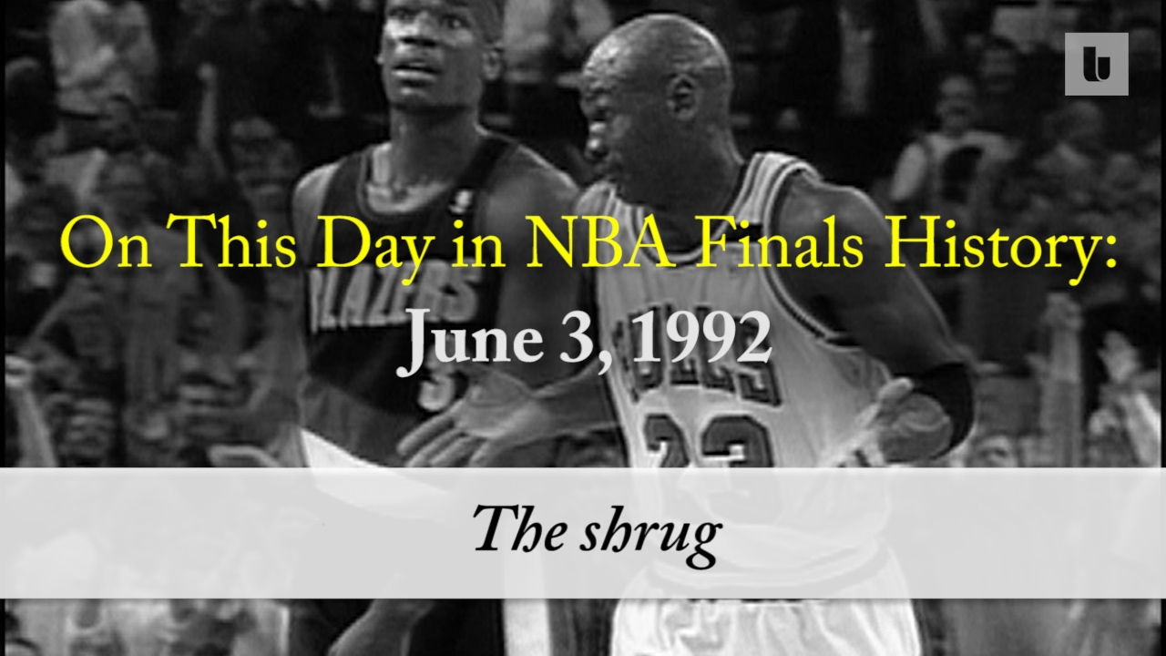 On This Day In Nba Finals History Michael Jordan S Shrug Game