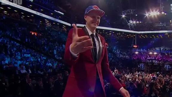 Porzingis' draft night drama in 2015