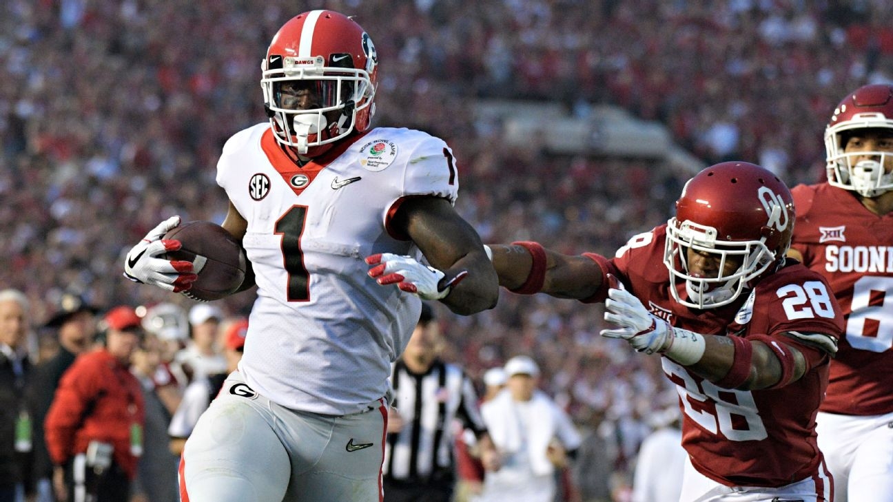 Georgia Comes Out On Top In Wild 2018 Rose Bowl Watch Espn