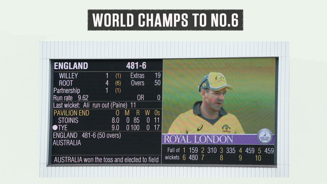 aus vs ind 1st odi scorecard