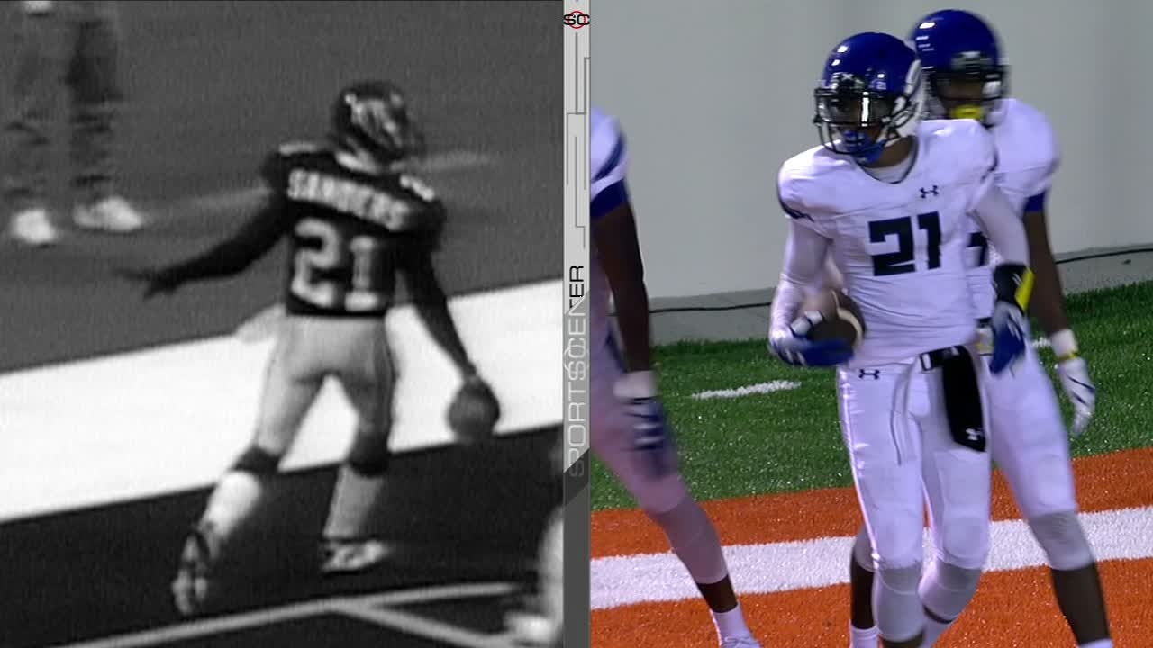 Deion Sanders Son High Steps Into The End Zone Watch Espn Deion Sanders Son High Steps Into The End Zone Watch Espn