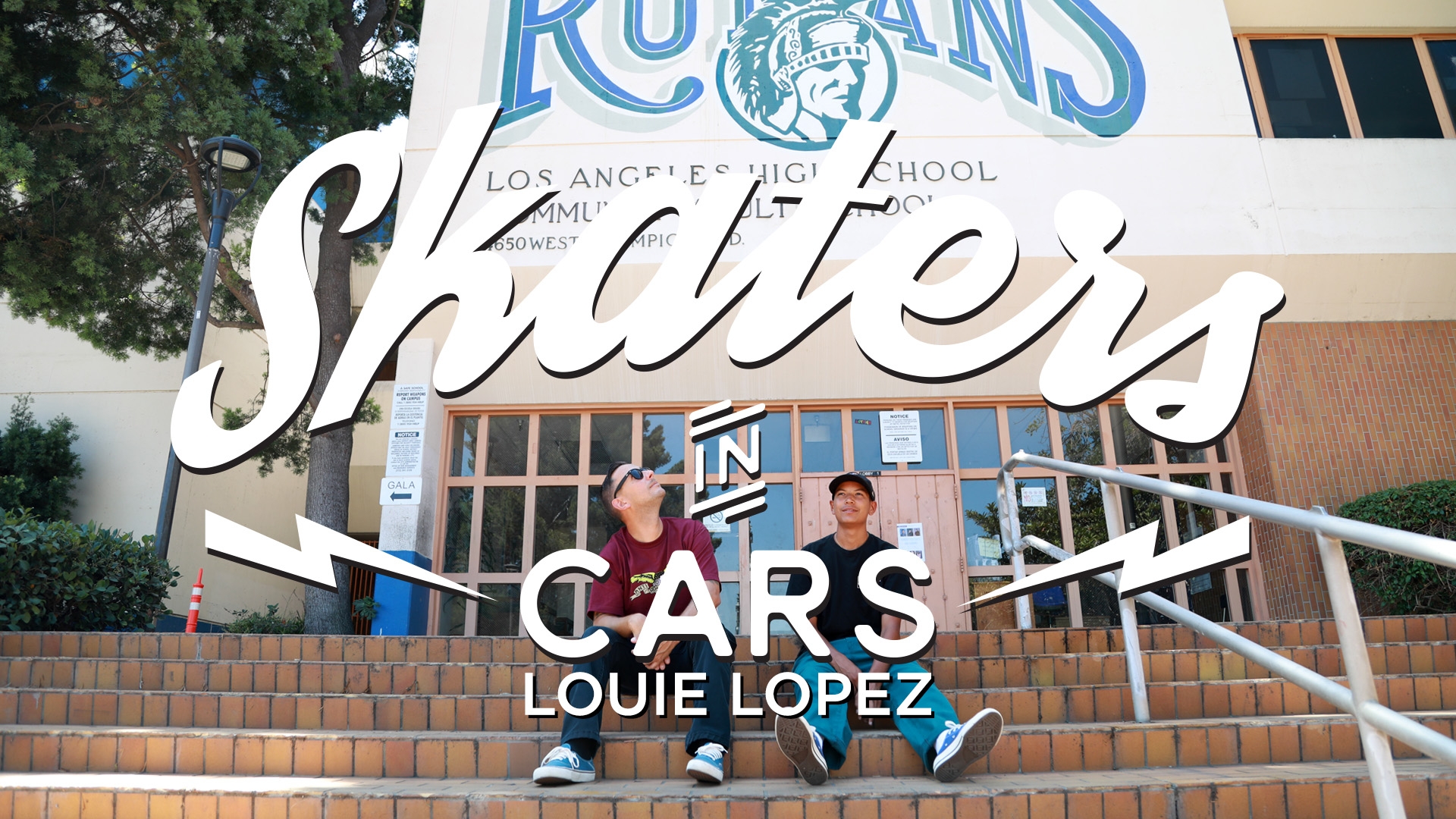 Skaters In Cars Looking At Spots: Louie Lopez