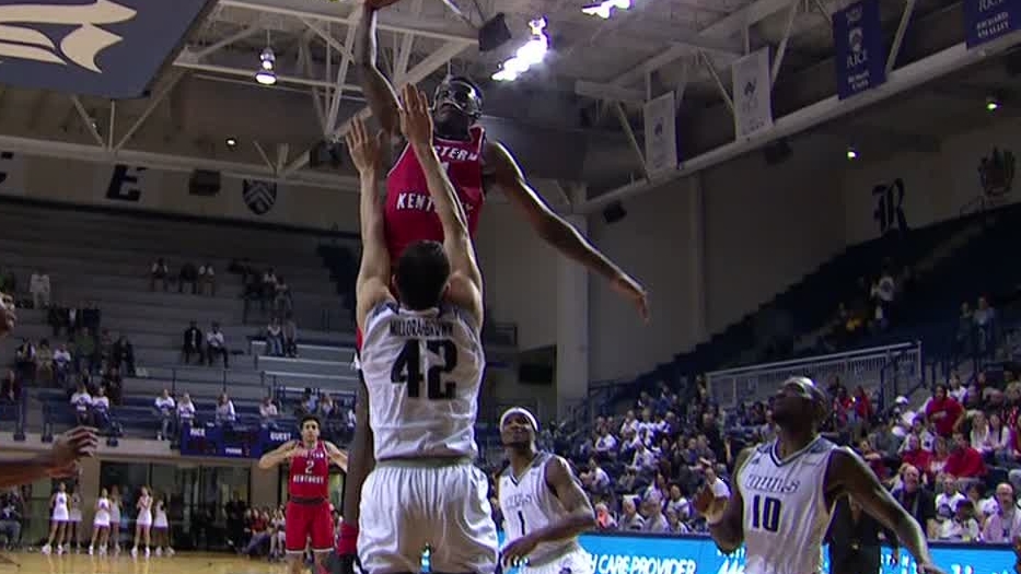 Western Kentucky S Anderson Throws Down Vicious Poster Watch Espn