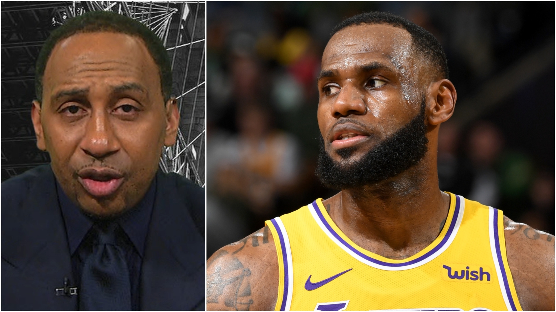 Stephen A The Lebron Jordan Goat Debate Never Existed Watch Espn