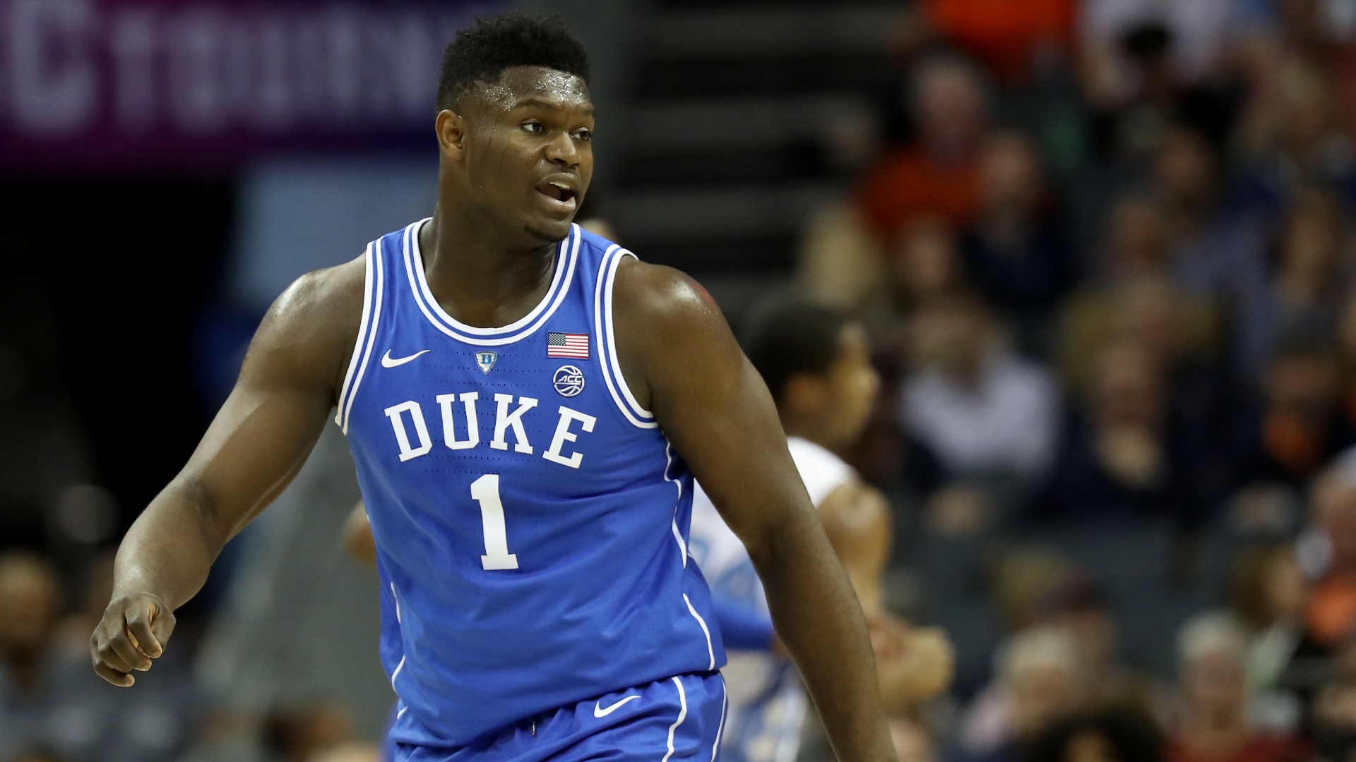 Zion Duke Tied With Unc At The Half Watch Espn