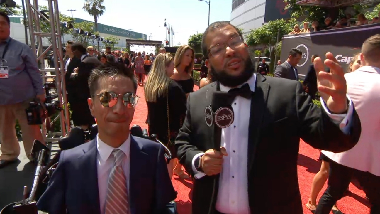 Jimmy V Award Winner Rob Mendez Joins The Undefeated Red Carpet