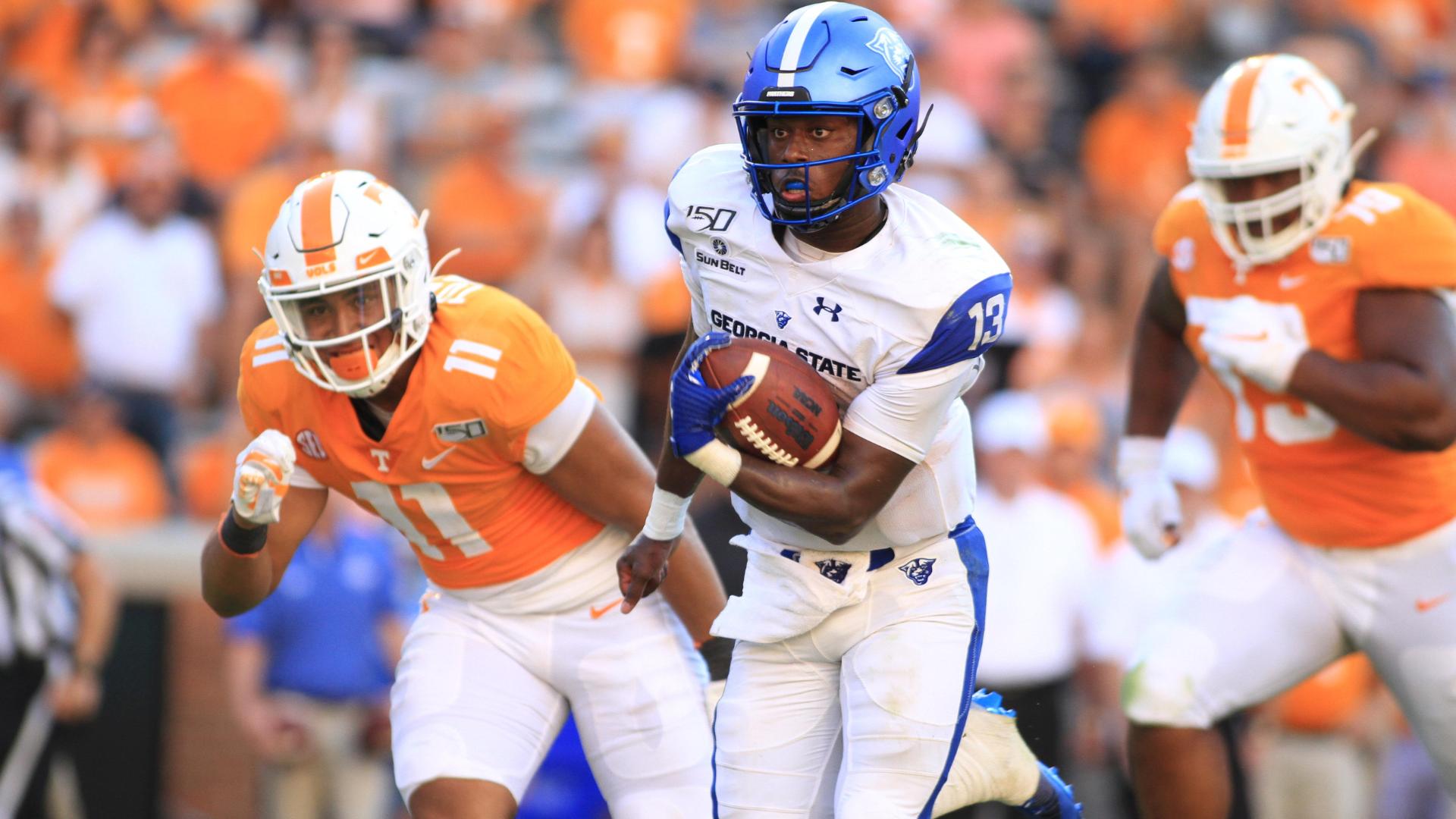 Georgia State S Late Td Secures Upset Of Tennessee Watch Espn