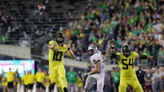 Oregon 35 3 Montana Sep 14 2019 Final Score ESPN