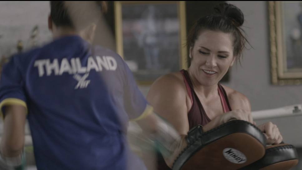 Zingano sees herself in young Thai fighters