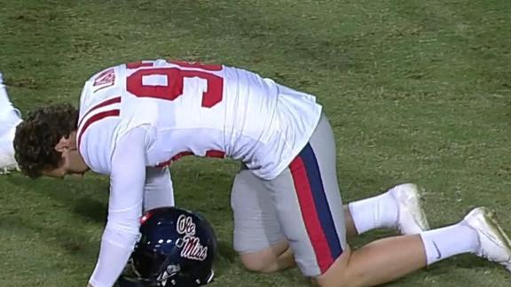 Egg Bowl 2017: Ole Miss' D.K. Metcalf does dog pee celebration 