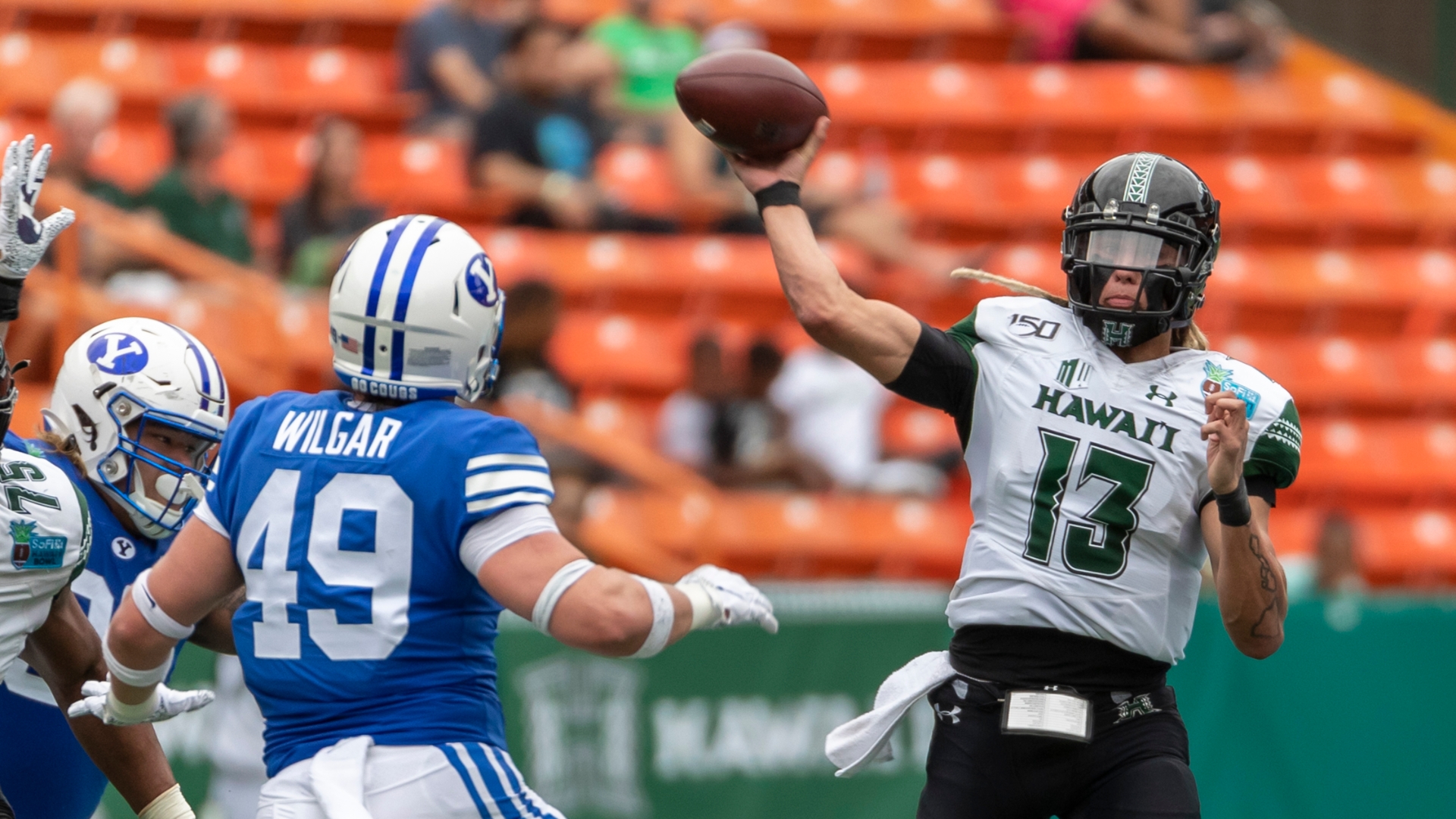 Hawai I Wins Hawai I Bowl Behind Mcdonald S 4 Td Passes Watch Espn