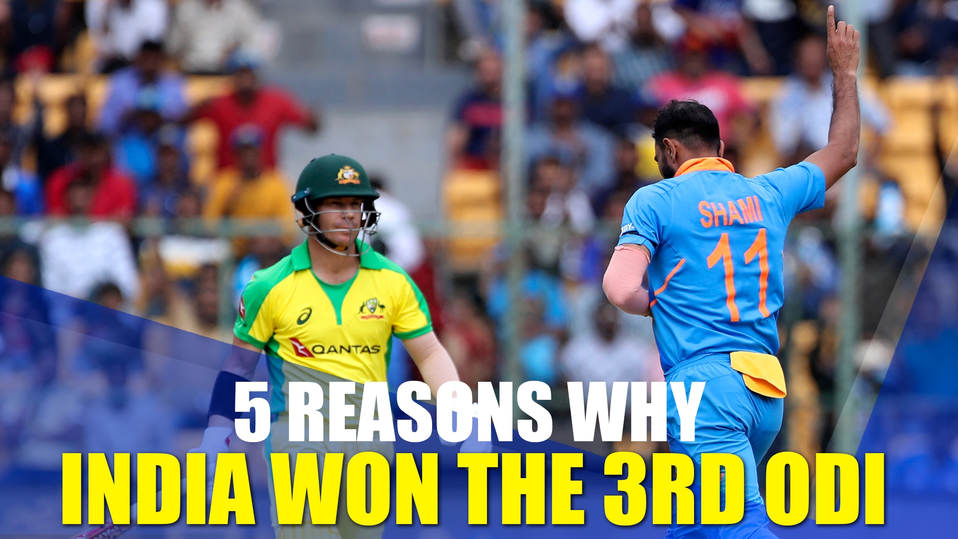 Cricket Video India Vs Australia 3rd Odi 2020 Match Highlights Espn Com Nz won by 5 wickets. india vs australia 3rd odi 2020 match