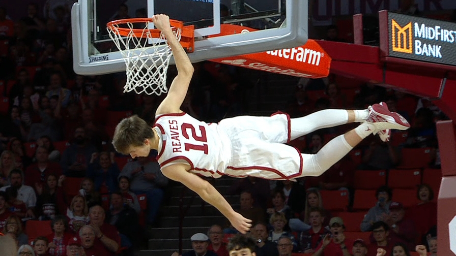 Reaves shows off his athleticism with rimrocking dunk Watch ESPN
