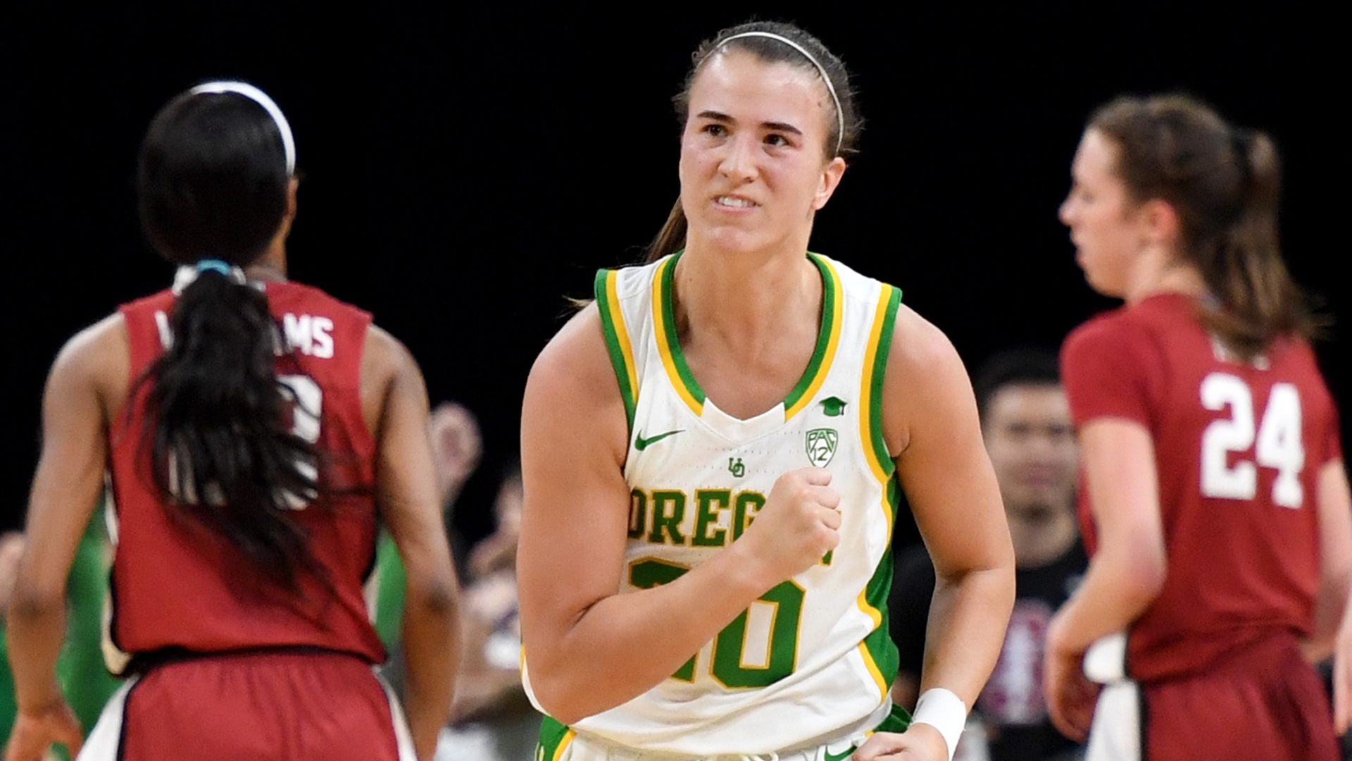 Ionescu Oregon Rout Stanford To Win Pac 12 Championship Watch Espn