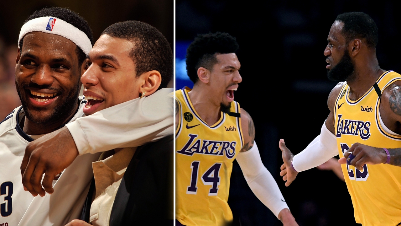 Lebron and danny sales green