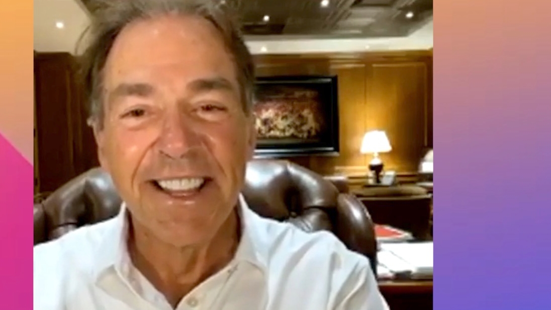 Nick Saban has come a long way he finally has his own email