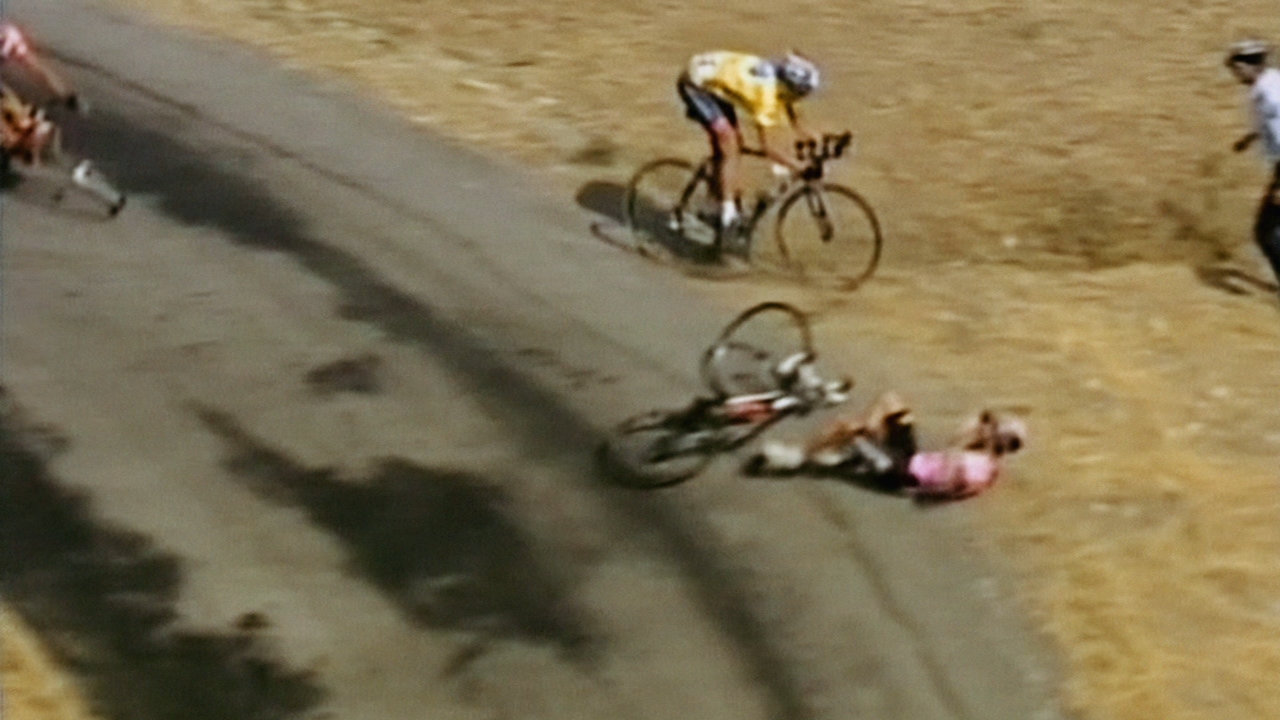 'LANCE' sneak peek: Armstrong cuts off road to avoid a crash