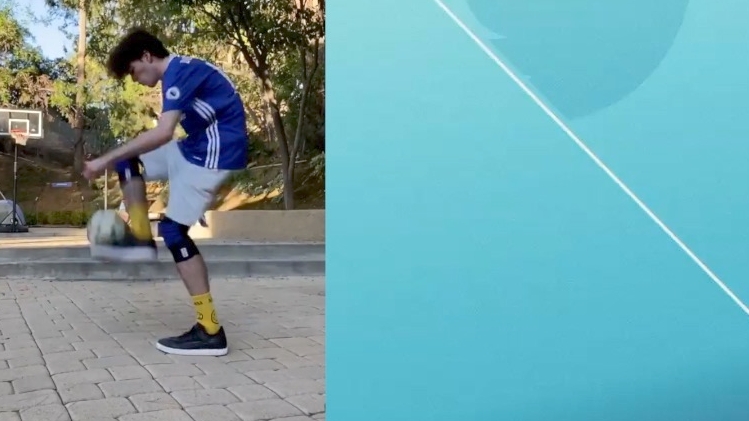 When Combining Soccer And Basketball Turns Into Epic Trick Shot Watch Espn