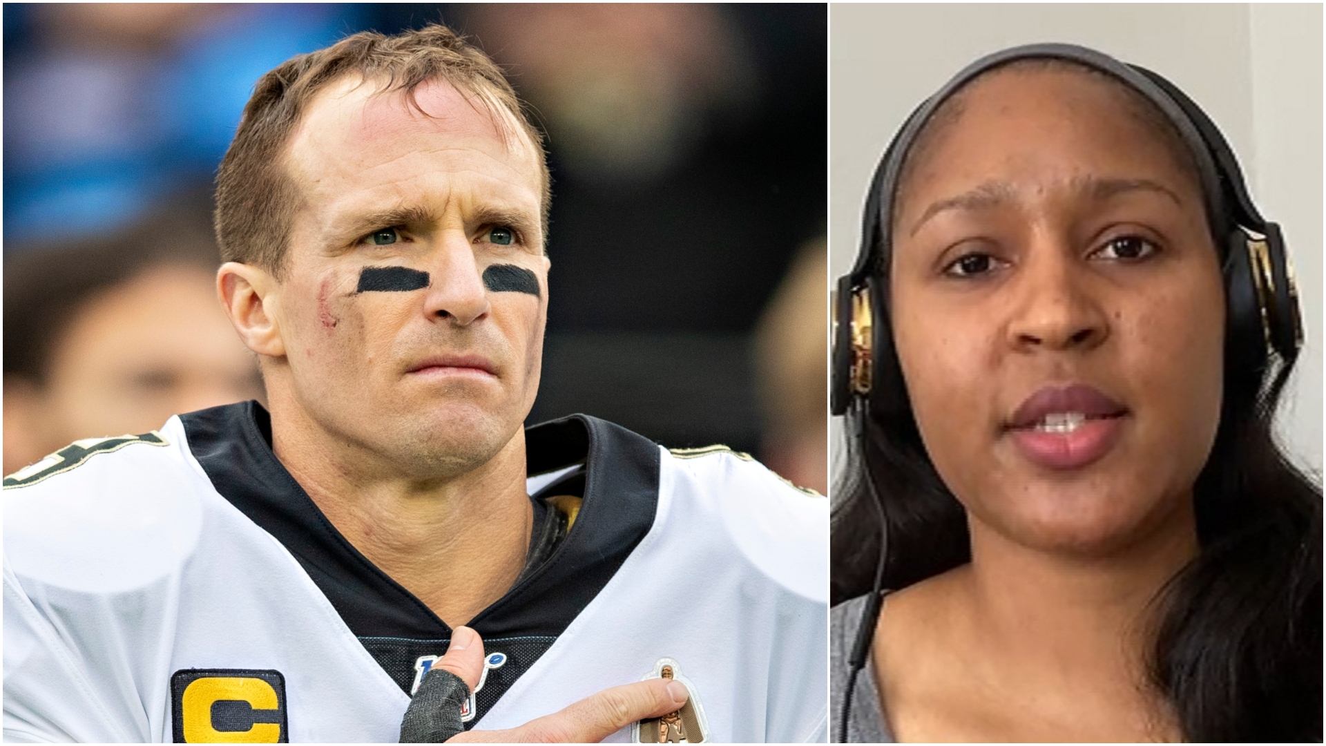 Maya Moore appreciates the dialogue coming off of Drew Brees' comments