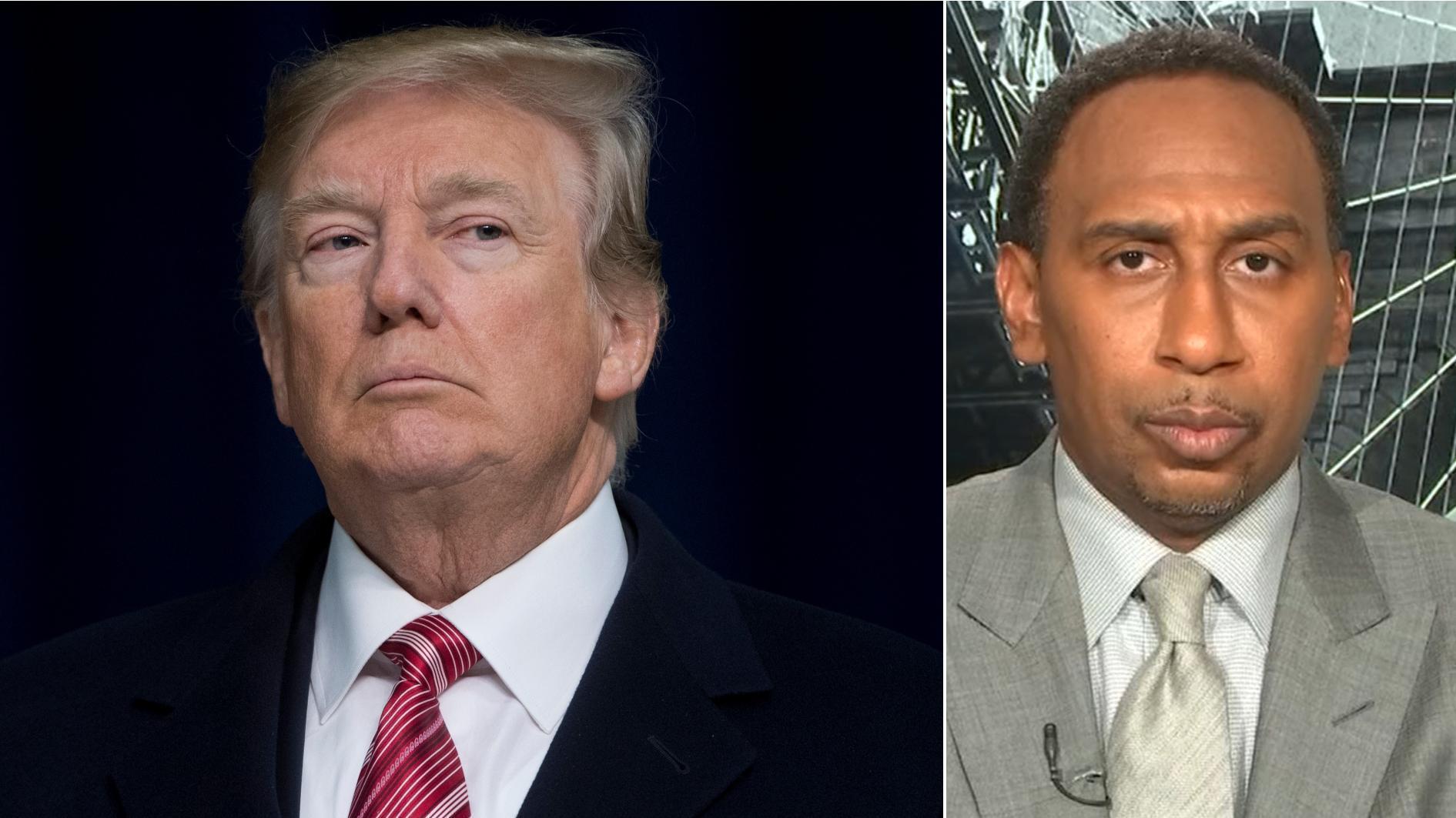 Stephen A. sounds off on Trump's Bubba Wallace tweet