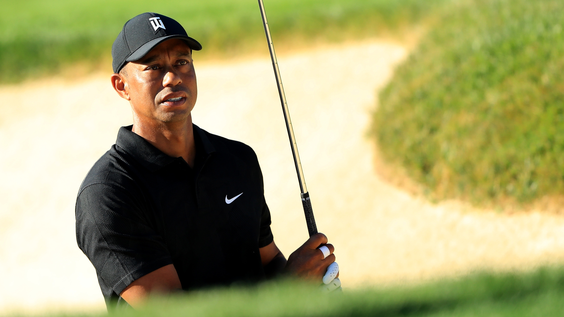 Tiger Woods looked sharp and comfortable during practice