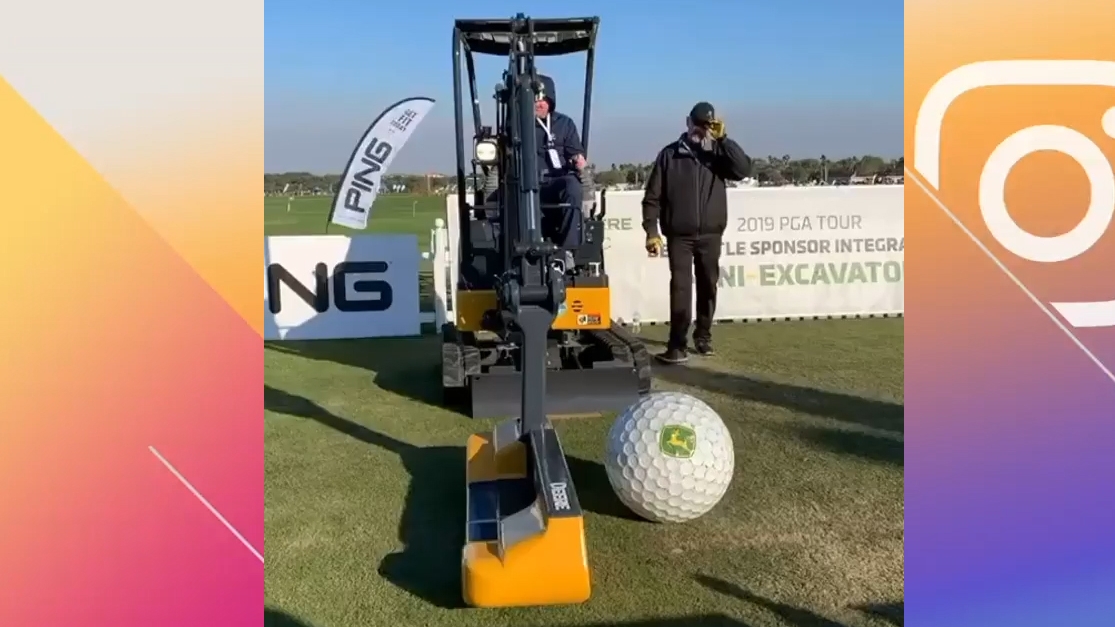 Extreme putting with construction equipment