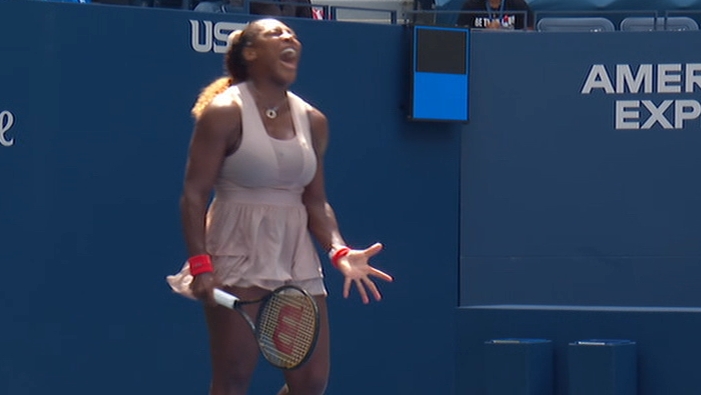 Serena fumes as she drops second set tiebreak to Sakkari