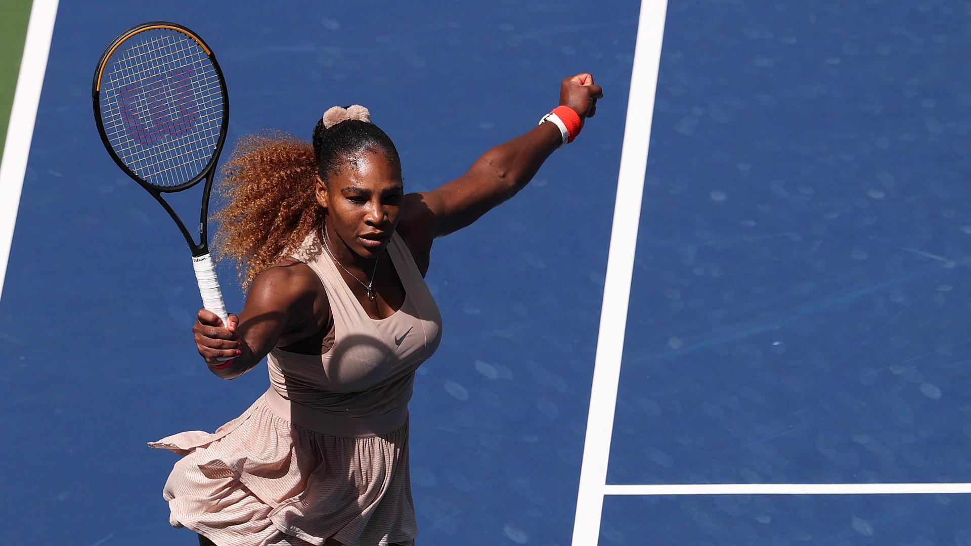 Serena is fired up after downing Sakkari for spot in quarterfinals