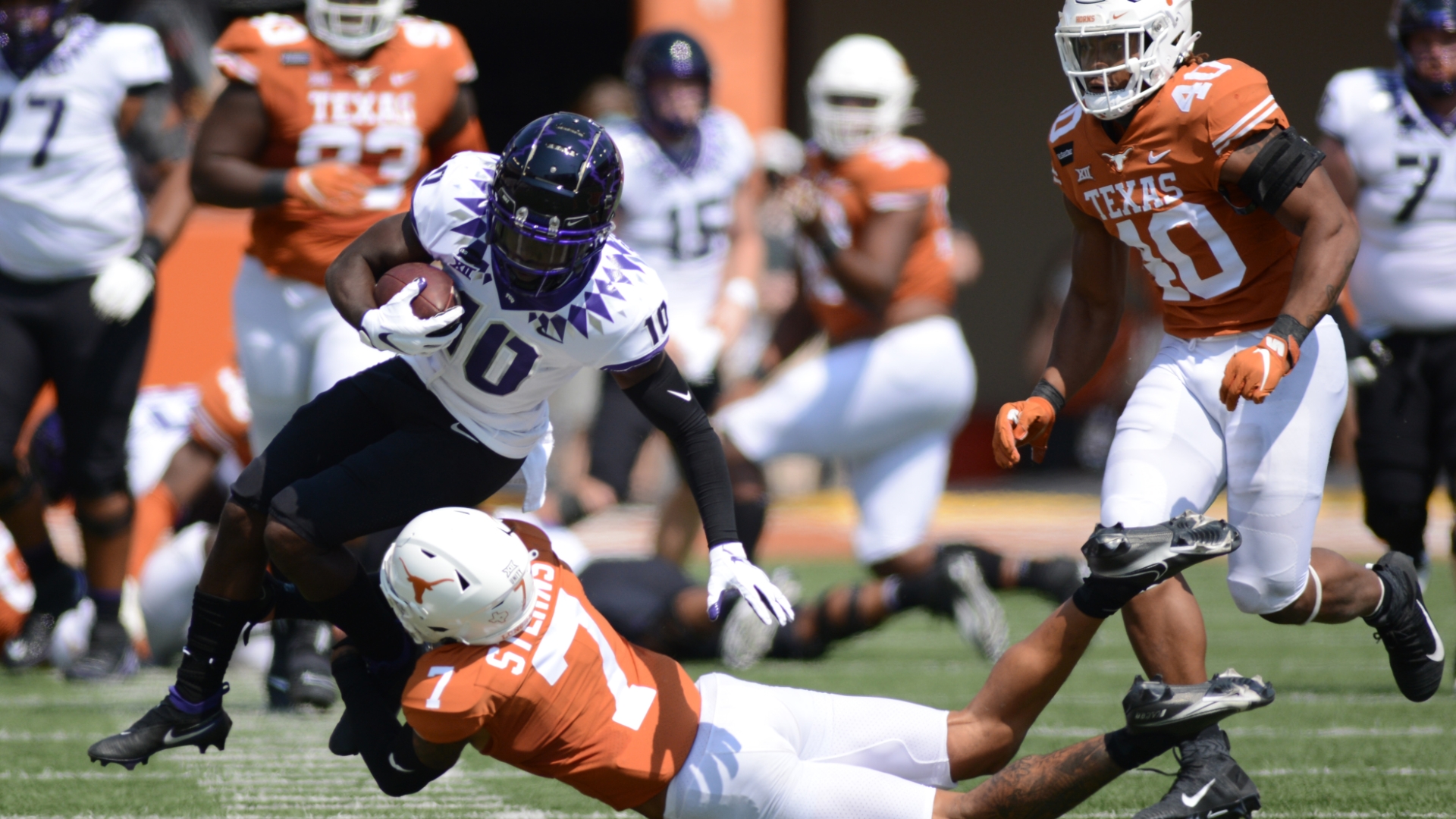 TCU hands No. 9 Texas first loss in heartbreaking fashion Stream the
