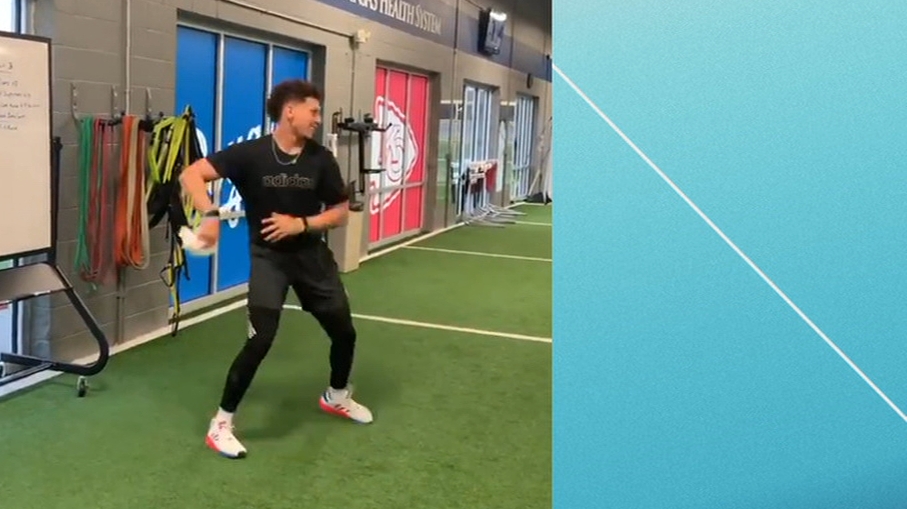 This unusual drill is helping Patrick Mahomes perfect his wildest throws