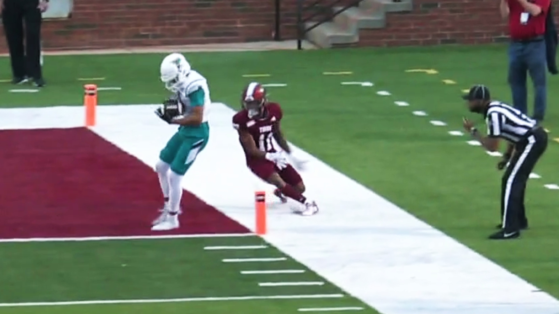 Heiligh gets both feet in for Coastal TD | Watch ESPN