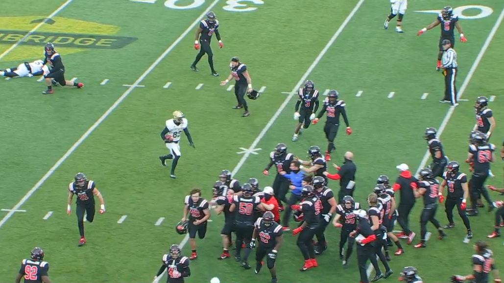 Touchdown or not this is the wildest ending to a football game you