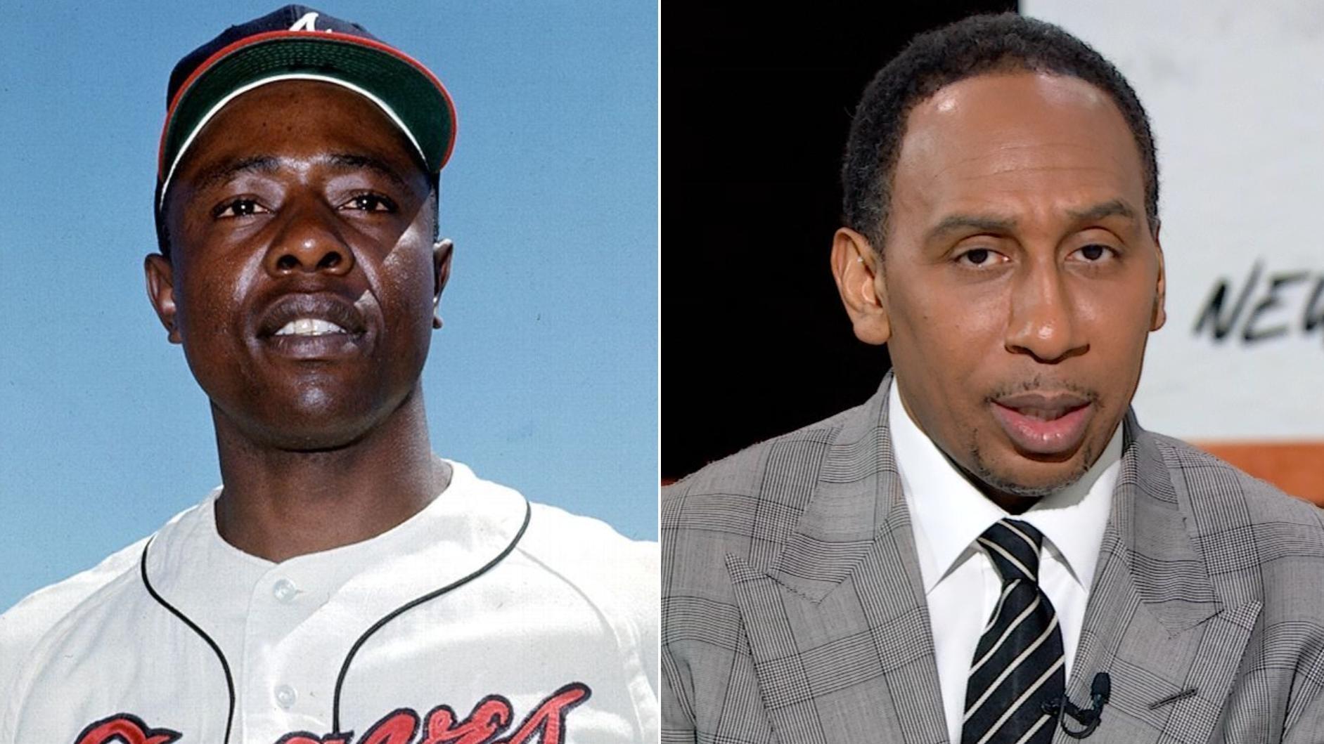 Stephen A. expresses his gratitude for Hank Aaron