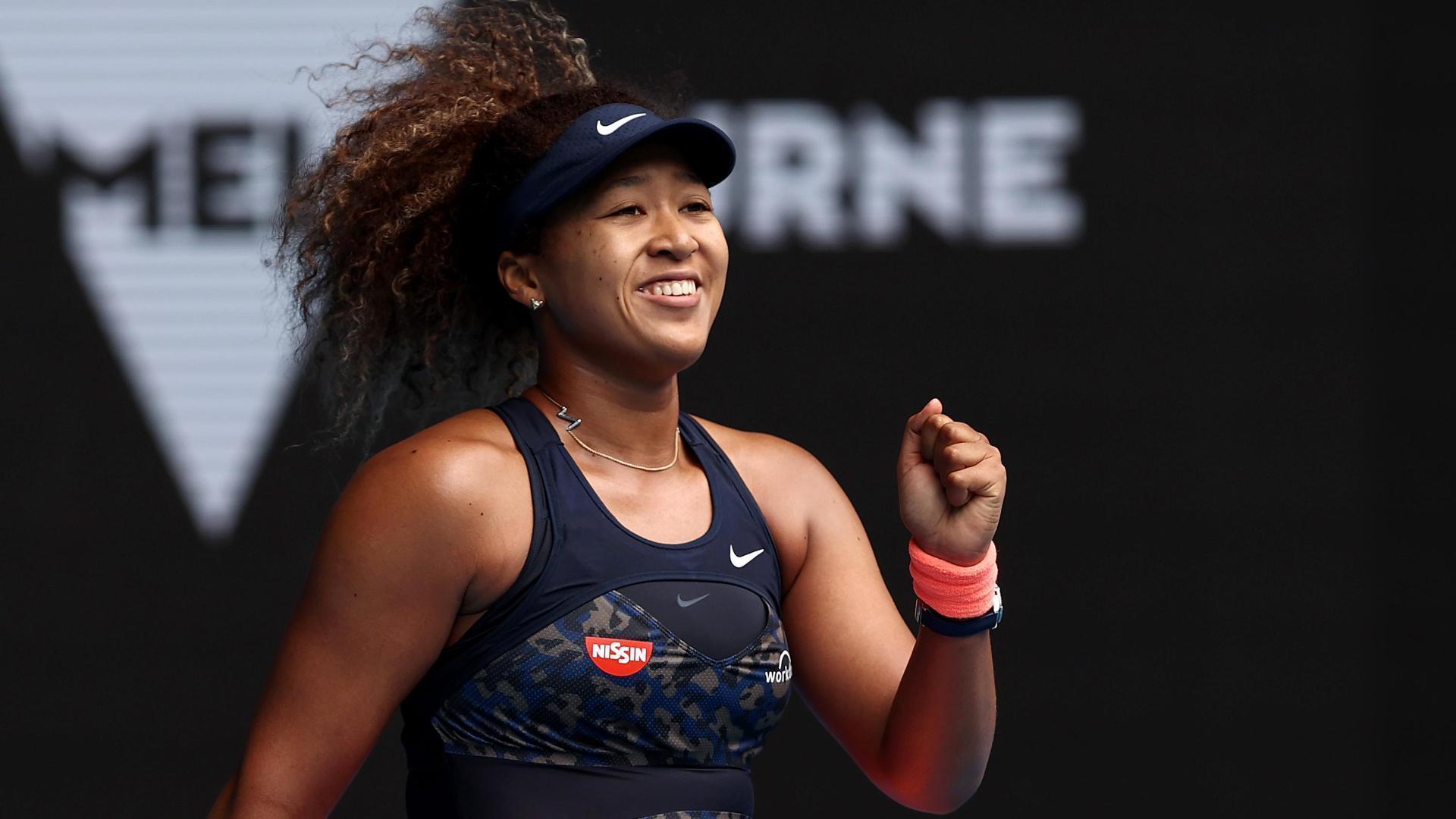 Osaka saves two match points to advance to the quarterfinals