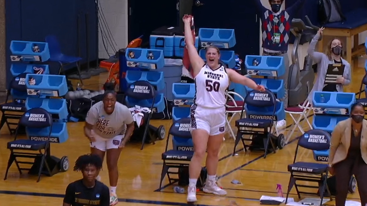 Wilson's 3-pointer gets her teammates out of their seats