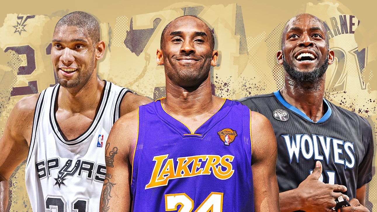 Highlighting the HOF careers of Kobe Bryant, Kevin Garnett and Tim Duncan