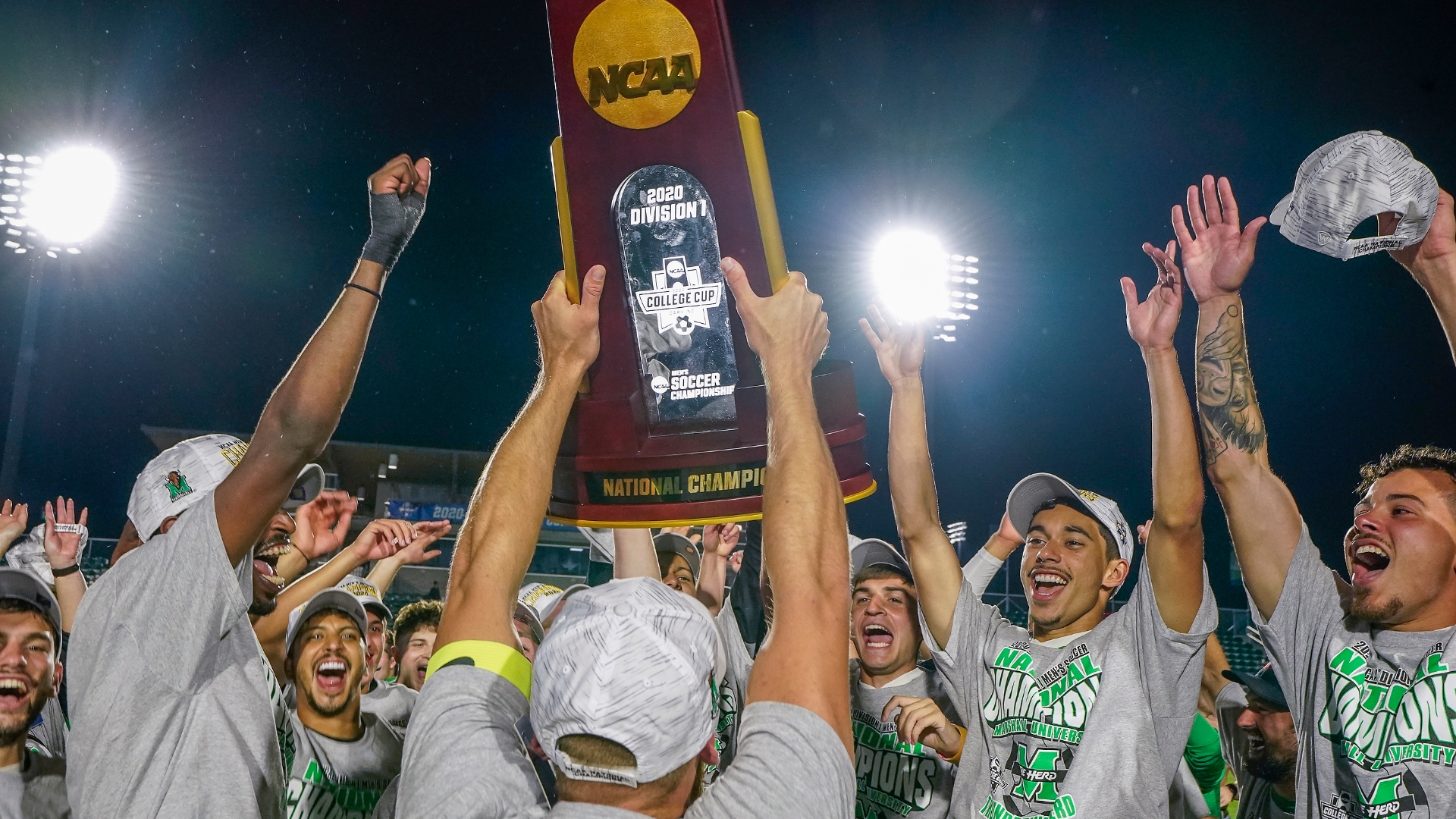 Unseeded Marshall stuns Indiana in OT to win men's NCAA soccer