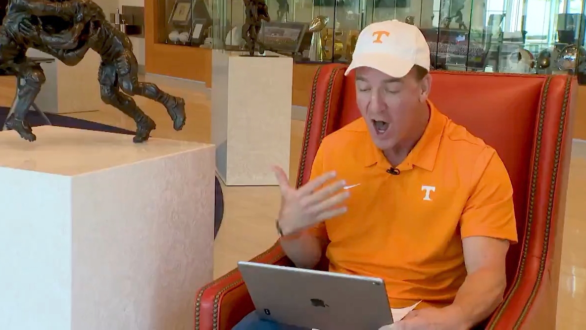 'Omaha!' Peyton is hyped for Tennessee's trip to the College World Series