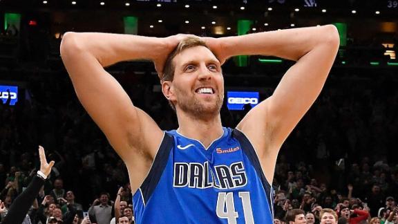Doncic, Mavericks beat Curry and the Warriors as Nowitzki's number hits  rafters