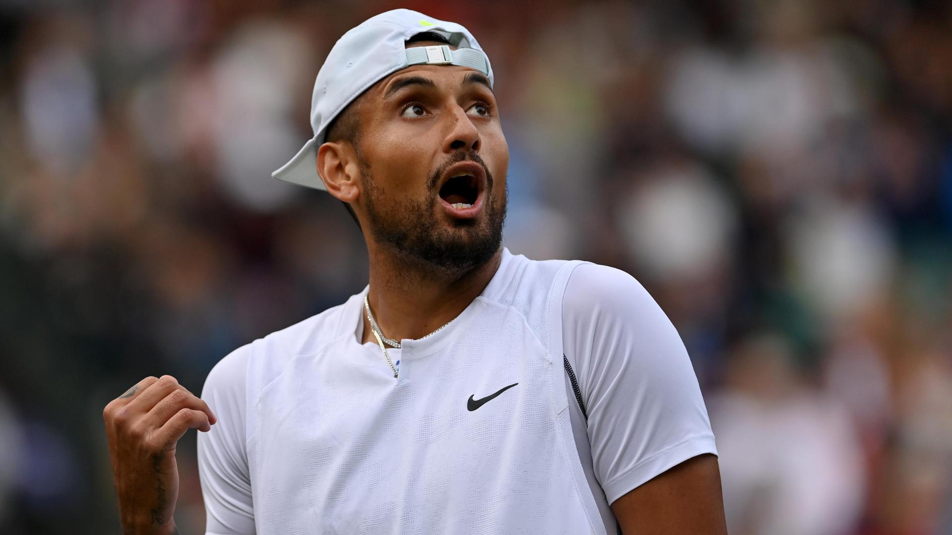 'You're a disgrace!' Kyrgios mad at umps after Tsitsipas not defaulted