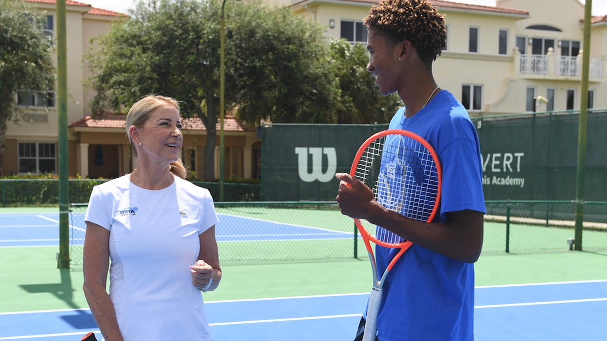 Chris Everts desire to spread tennis to the next generation - Stream the Video