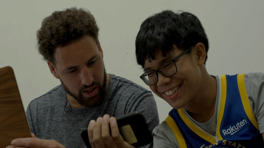 My Wish: Klay Thompson makes a splash by granting Joseph's wish